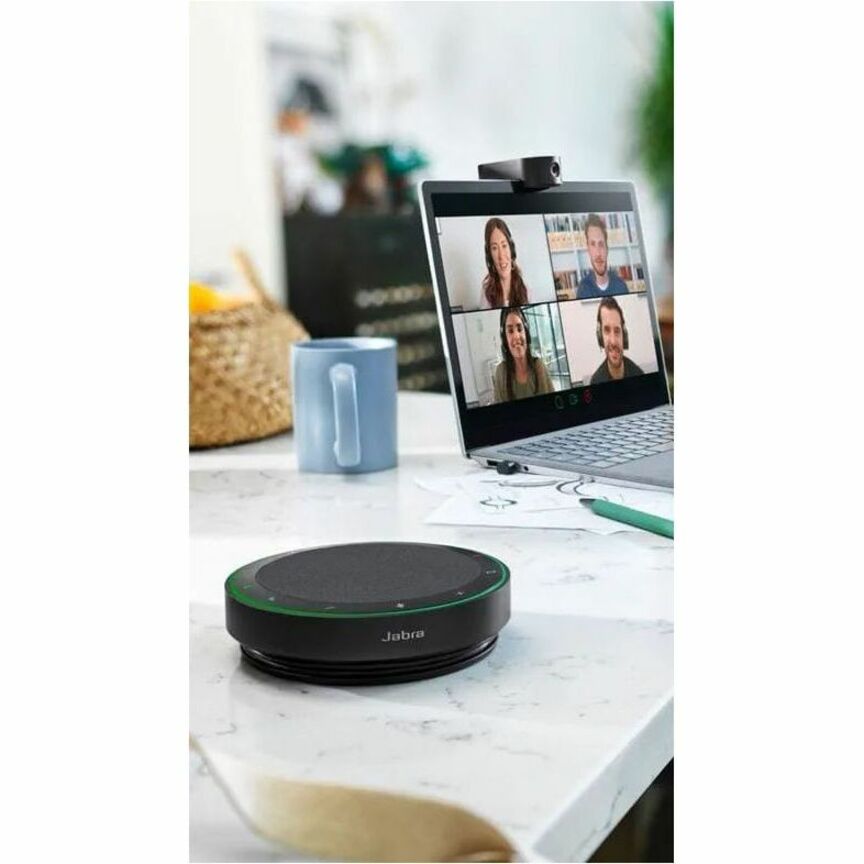 Jabra Speak2 75 Wireless Conference Speakerphone with Full Duplex Audio and Microphone Quality Indicator