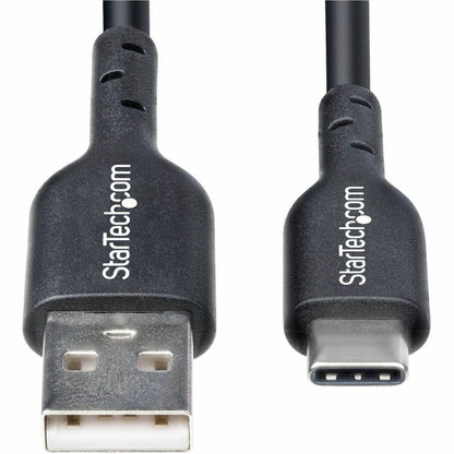 StarTech.com 6ft USB-A to USB-C Charging & Data Transfer Cable - Fast Charging & Sync for Smartphones, Tablets, and Laptops
