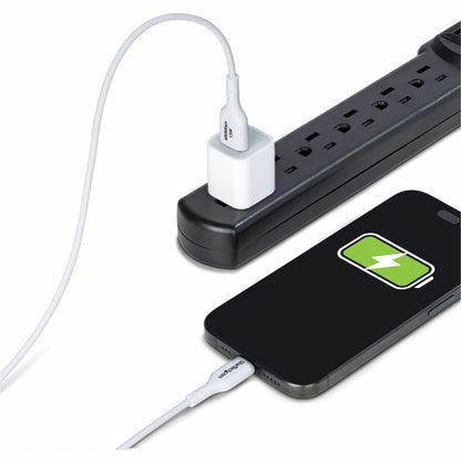 StarTech.com 6ft USB-A to USB-C Charging and Data Transfer Cable - Fast Charge & Sync, 3A, USB 2.0, White