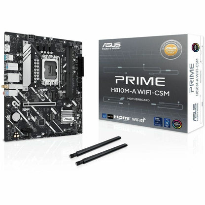 Asus Prime H810M-A WIFI-CSM Desktop Motherboard with Intel H810 Chipset and DDR5 Support