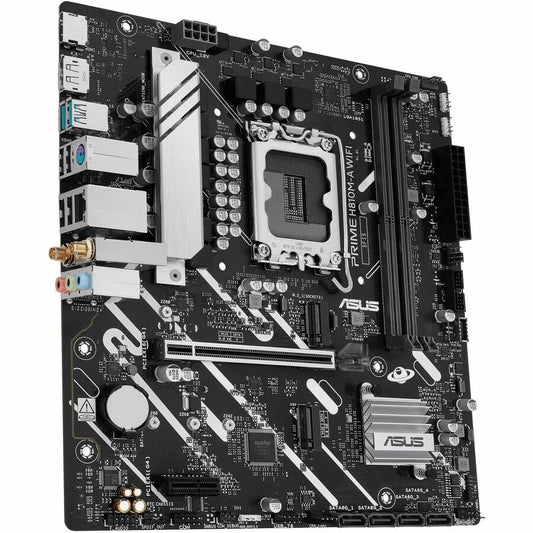 Asus Prime H810M-A WIFI-CSM Desktop Motherboard with Intel H810 Chipset and DDR5 Support