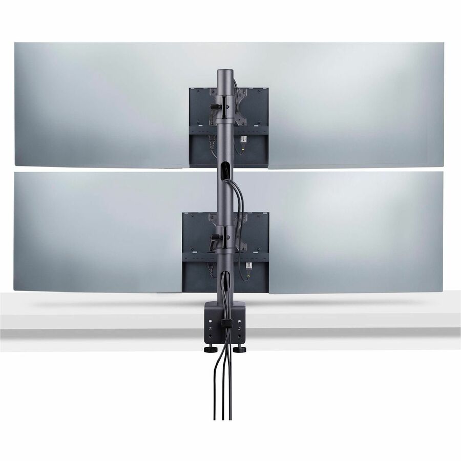 StarTech.com Dual Ultrawide Monitor Mount for 2 x 49-Inch Curved Screens, VESA Compatible, C-Clamp, TAA Compliance