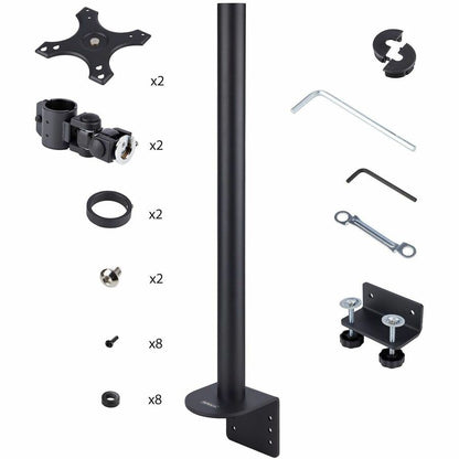 StarTech.com Dual Ultrawide Monitor Mount for 2 x 49-Inch Curved Screens, VESA Compatible, C-Clamp, TAA Compliance