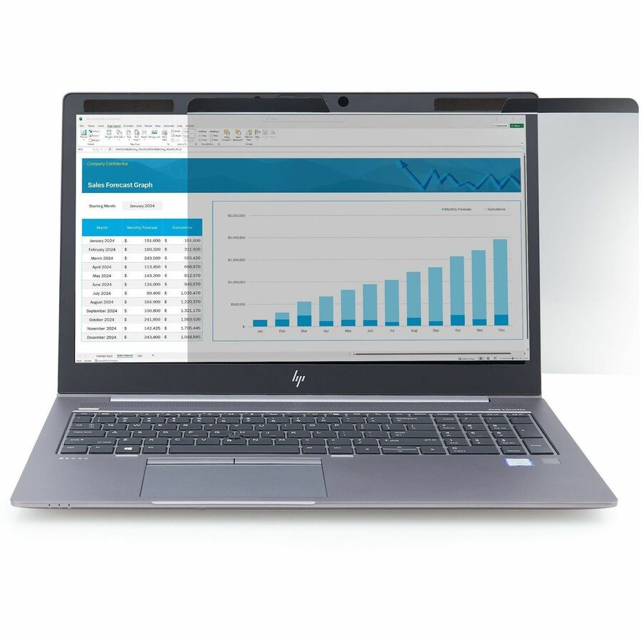 StarTech.com Magnetic Privacy Screen for 16-Inch 16:10 Laptops, Reversible Matte and Glossy Filter, TAA Compliant