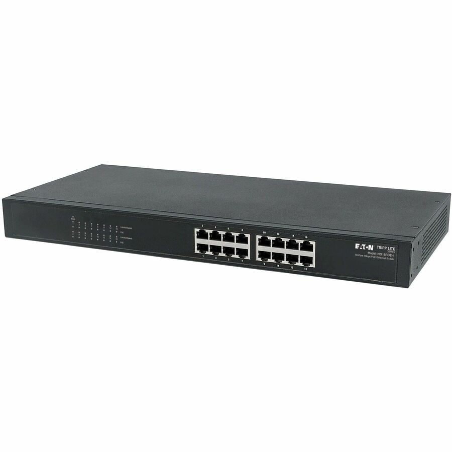Eaton Tripp Lite Series NG16POE-1 16-Port Gigabit Ethernet Unmanaged Switch with PoE+