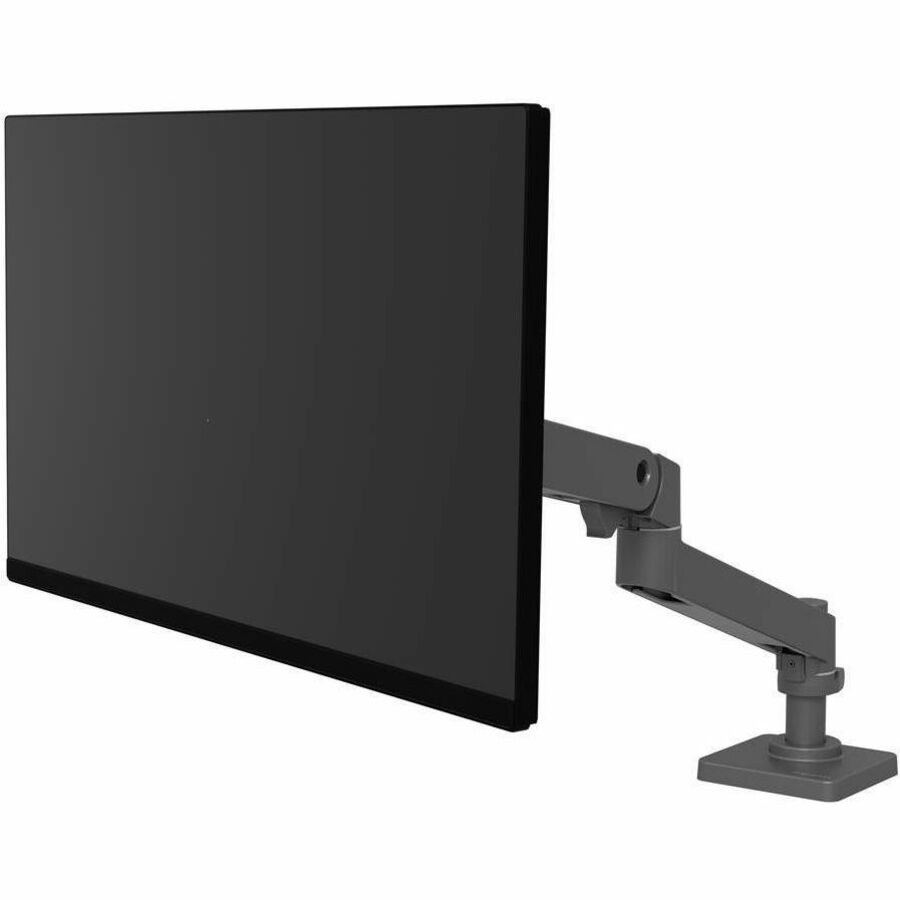 Ergotron LX Pro Desk Monitor Arm (Dark Gray) – Adjustable Mounting Solution for 34-Inch Displays