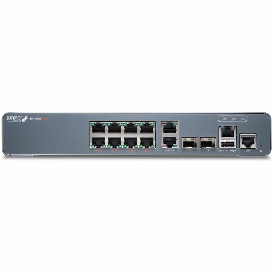 Juniper Networks EX4000-8P Ethernet Switch – Cloud-Native, AI-Driven 8-Port Gigabit with PoE+