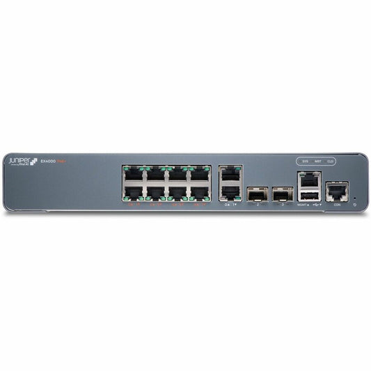 Juniper Networks EX4000-8P Ethernet Switch – Cloud-Native, AI-Driven 8-Port Gigabit with PoE+