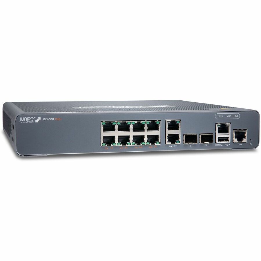 Juniper Networks EX4000-8P Ethernet Switch – Cloud-Native, AI-Driven 8-Port Gigabit with PoE+