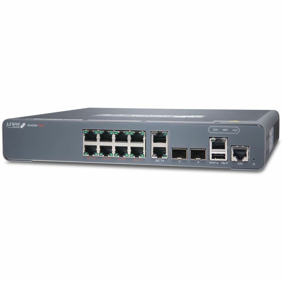 Juniper Networks EX4000-8P Ethernet Switch – Cloud-Native, AI-Driven 8-Port Gigabit with PoE+