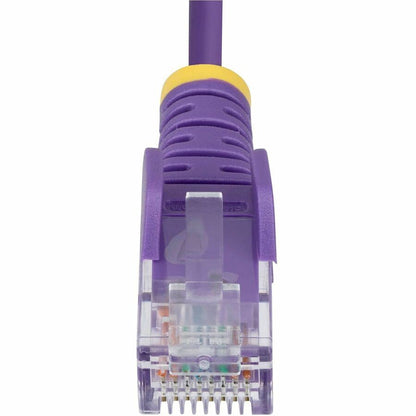 StarTech.com 15ft Purple Slim Cat6 Ethernet Cable with Snagless RJ45 Connectors and LSZH Jacket