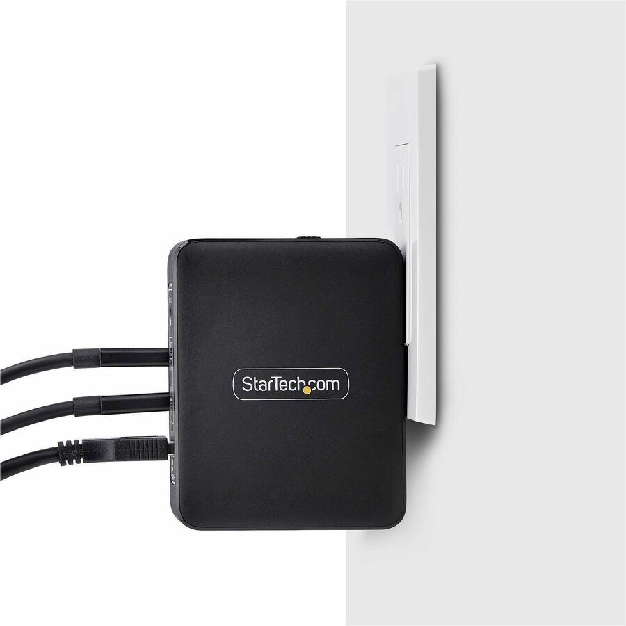 StarTech.com 140W USB-C GaN Wall Charger with 3 USB-C Ports and 1 USB-A for MacBook Pro, Dell XPS, and More