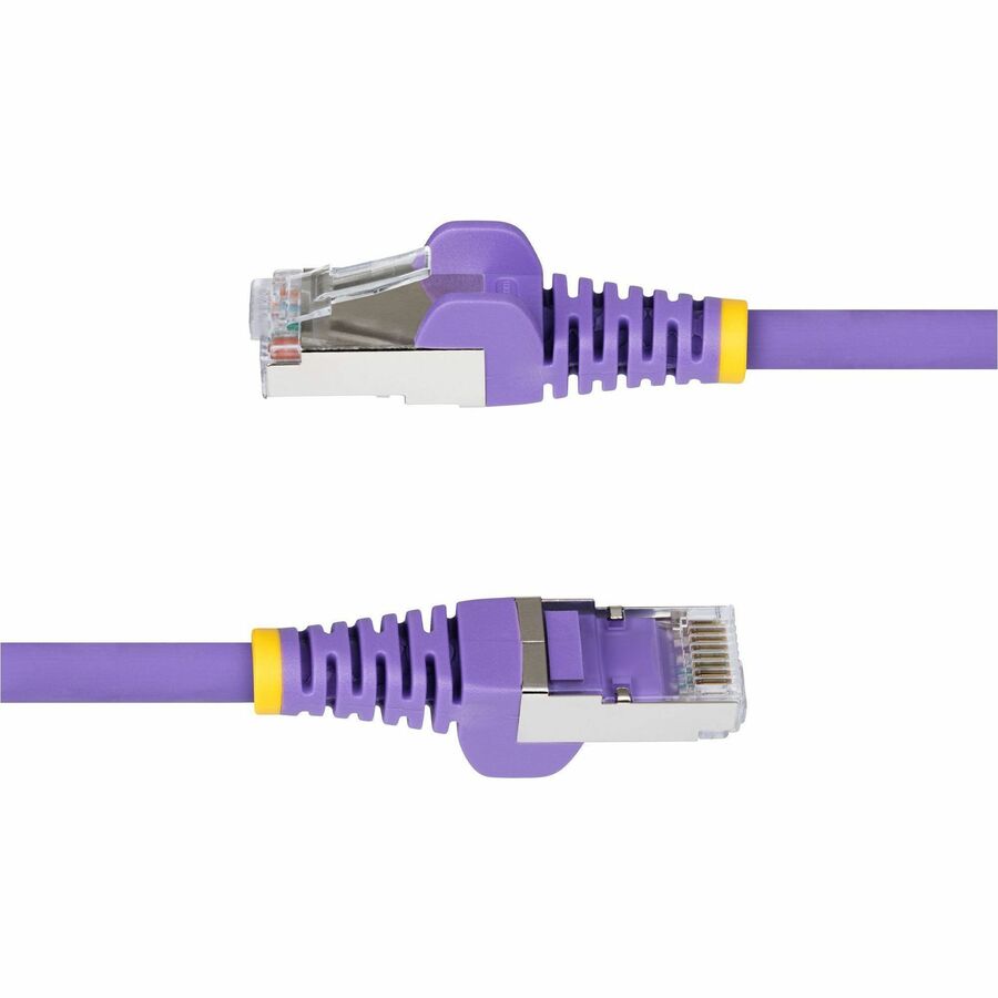 StarTech.com 6ft Purple Cat6a S-FTP Ethernet Patch Cable with Snagless RJ45 Connectors - 10 Gbps, PoE++, LSZH Jacket