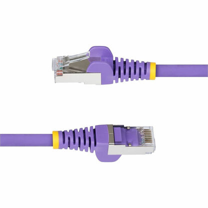 StarTech.com 6ft Purple Cat6a S-FTP Ethernet Patch Cable with Snagless RJ45 Connectors - 10 Gbps, PoE++, LSZH Jacket