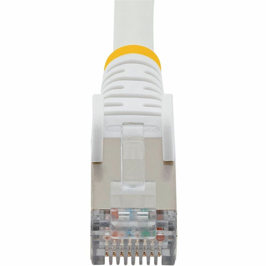 StarTech.com 100ft White CAT6a S/FTP Ethernet Cable with Snagless RJ-45 Connectors for 10 Gbps Networks