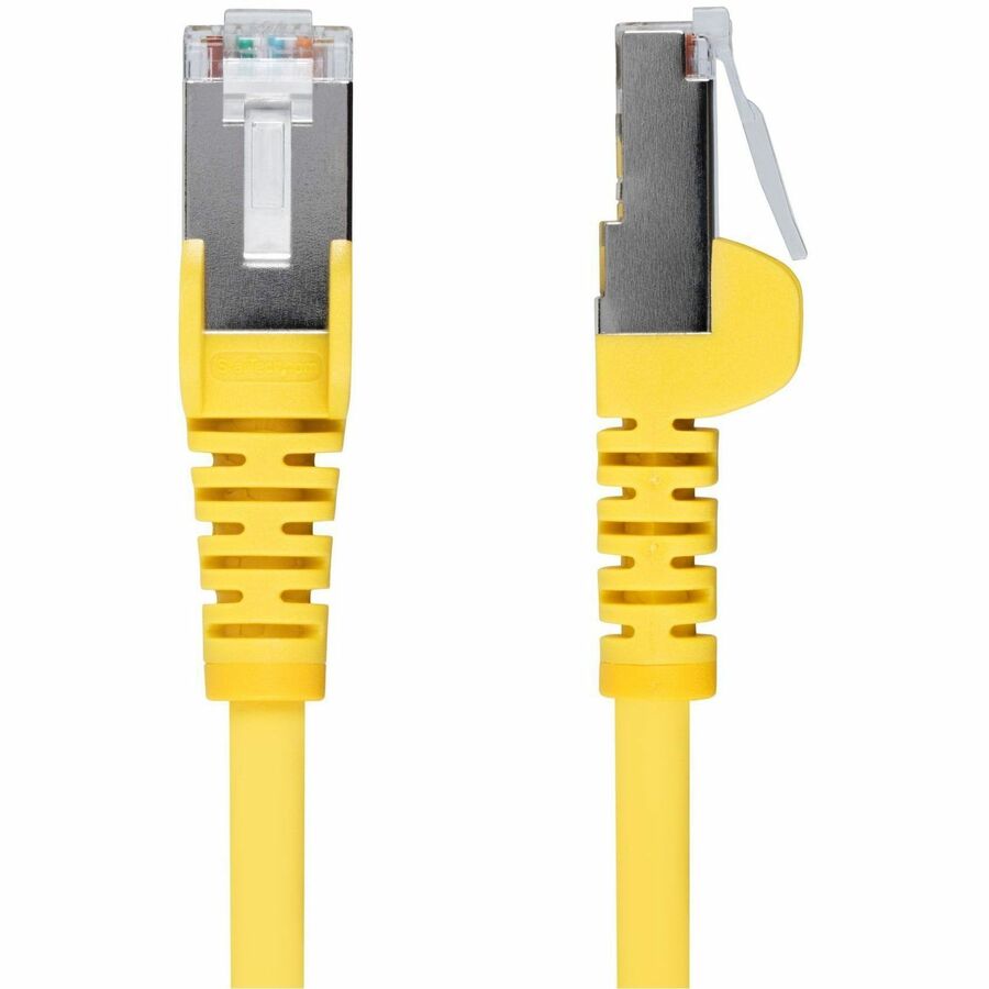 StarTech.com 6ft Yellow Cat6a S-FTP Ethernet Patch Cable with Snagless RJ-45 Connectors - 10 Gbps, PoE++, LSZH Jacket