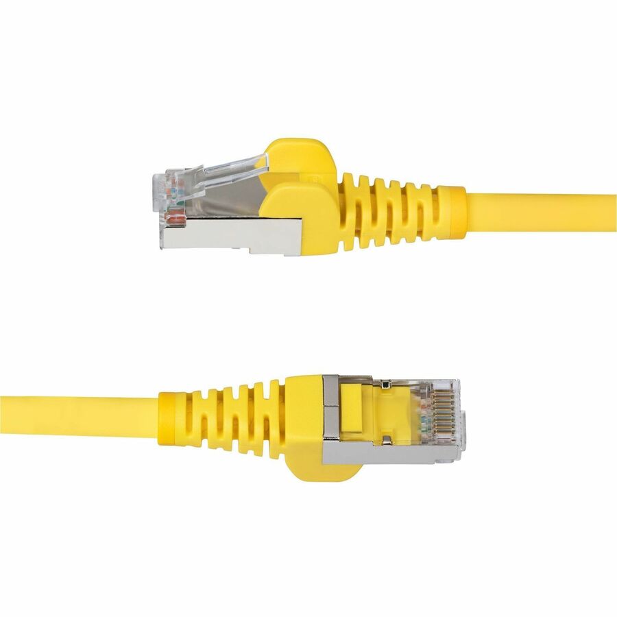 StarTech.com 6ft Yellow Cat6a S-FTP Ethernet Patch Cable with Snagless RJ-45 Connectors - 10 Gbps, PoE++, LSZH Jacket