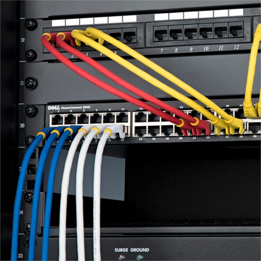 StarTech.com 75ft Gray CAT6a S/FTP Ethernet Cable with Snagless RJ-45 Connectors for 10 Gbps PoE Applications