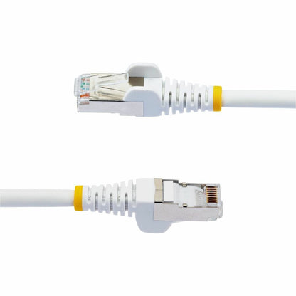 StarTech.com 75ft White CAT6a S-FTP Ethernet Cable with Snagless RJ-45 Connectors for 10 Gbps Network and PoE Support