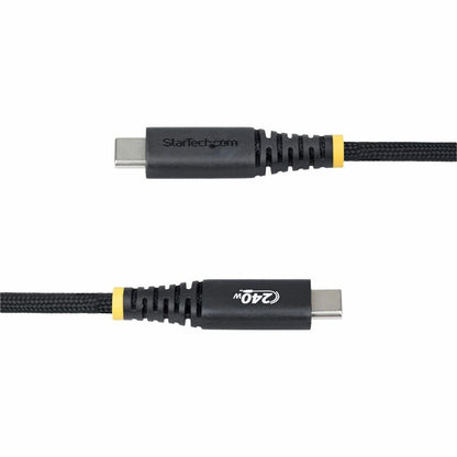 StarTech.com 6.6ft USB-C Charging Cable with Side Screw Locking for High-Power Devices, 240W Power Delivery