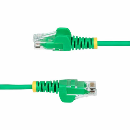 StarTech.com Slim Cat6 Ethernet Cable - 4 ft Green LSZH Patch Cord with Snagless RJ-45 Connectors