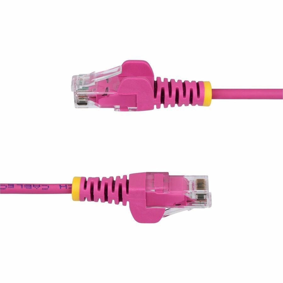 StarTech.com 20ft Pink Slim Cat6 Ethernet Cable with Snagless RJ45 Connectors and LSZH Jacket