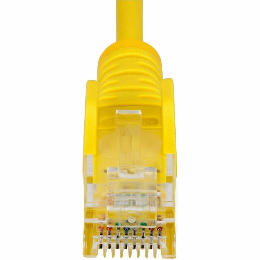 StarTech.com 6ft Yellow Slim CAT6 Ethernet Cable with Snagless RJ45 Connectors - UTP, LSZH, 28 AWG Bare Copper Patch Cord for High-Density Networks