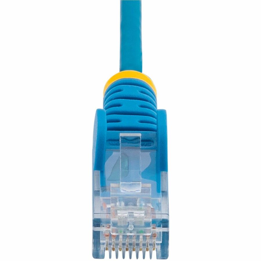 StarTech.com 7ft Blue Slim Cat6 Ethernet Cable with LSZH Jacket and Gold Connectors