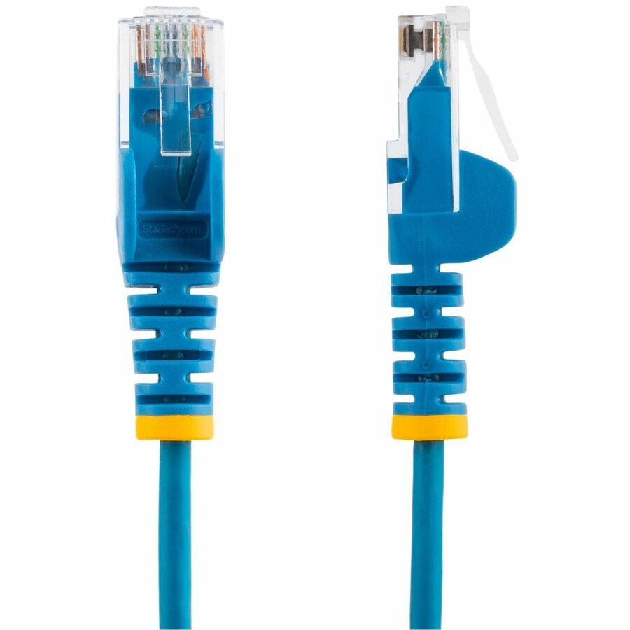 StarTech.com 7ft Blue Slim Cat6 Ethernet Cable with LSZH Jacket and Gold Connectors