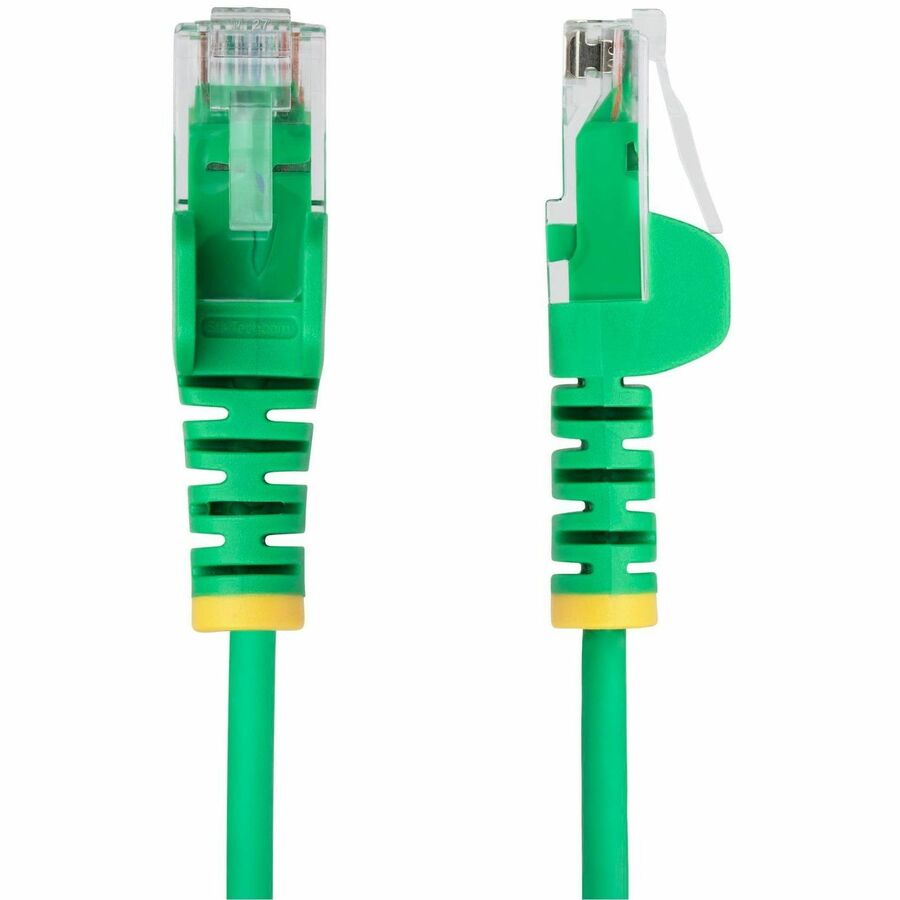StarTech.com 7ft Green Slim CAT6 Ethernet Cable - UTP Patch Cord with Gold Connectors for High-Density Networks