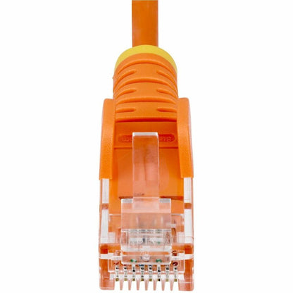 StarTech.com 7ft Orange Slim CAT6 Ethernet Cable - LSZH, UTP, 28AWG Bare Copper, Snagless RJ45 Connectors