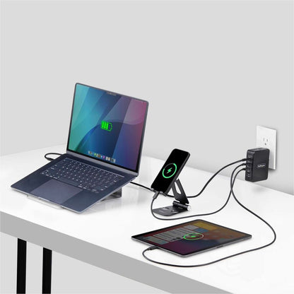 StarTech.com 140W USB-C GaN Wall Charger with 3 USB-C and 1 USB-A Ports for MacBook, Dell, Samsung Devices