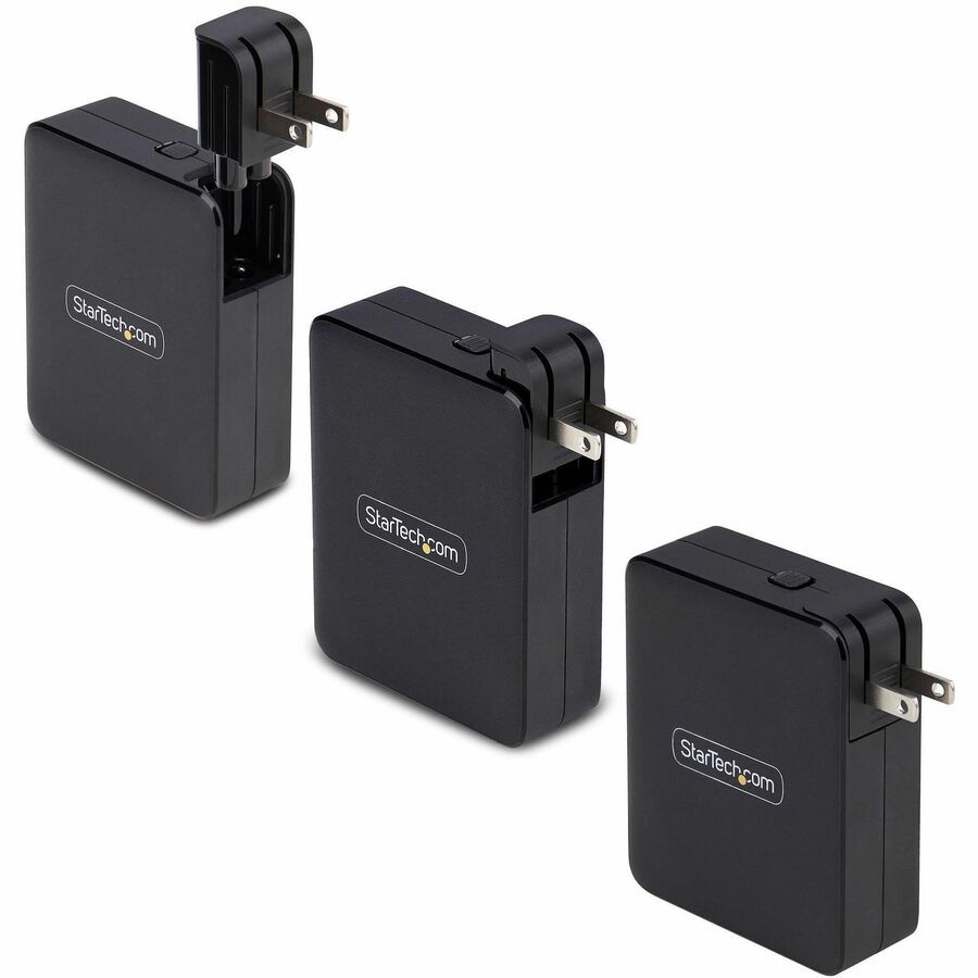 StarTech.com 140W USB-C GaN Wall Charger with 3 USB-C and 1 USB-A Ports for MacBook, Dell, Samsung Devices