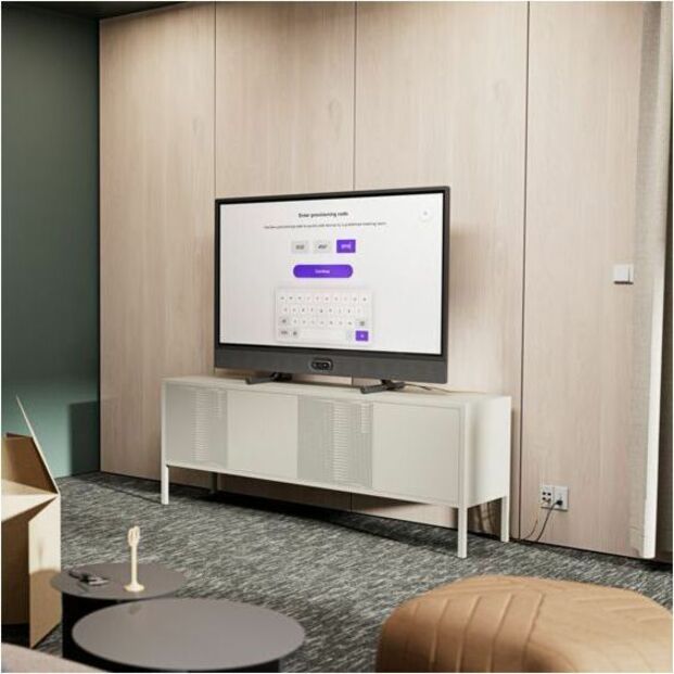 Logitech Rally Board 65 Collaboration Display – 65-Inch 4K Touchscreen with AI-Driven Video and Audio