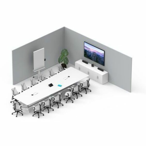 Logitech Large Microsoft Teams Rooms on Windows with Tap Plus Rally Plus and Lenovo ThinkSmart Core Gen 2