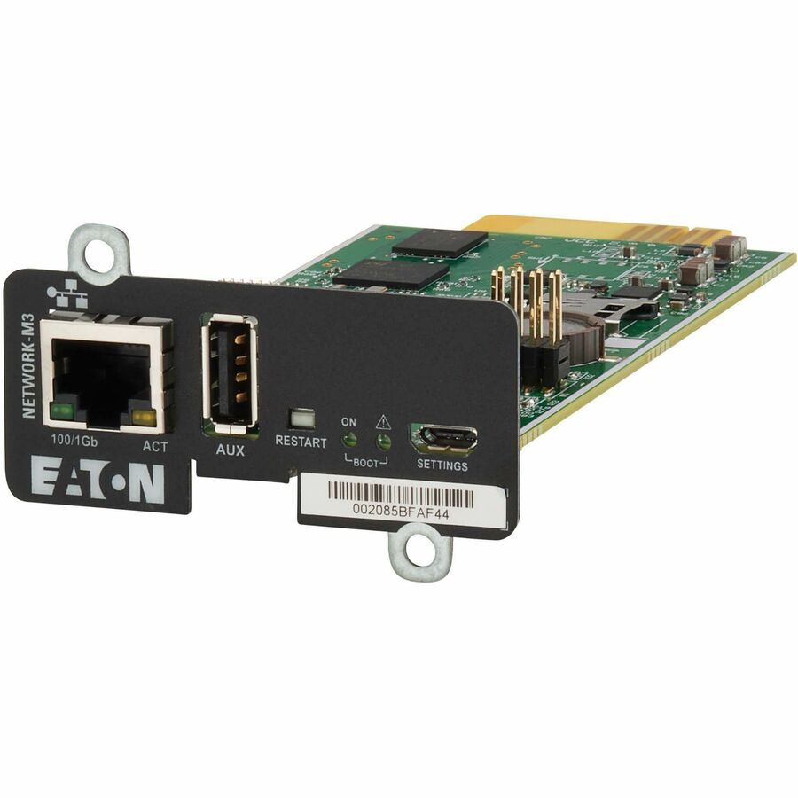 Eaton Corporation Cybersecure Gigabit NETWORK-M3 Ethernet Card for UPS and PDU