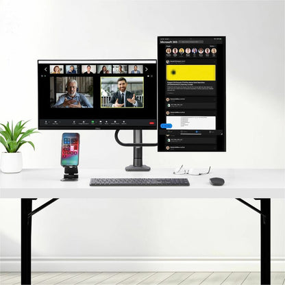 StarTech.com dual monitor desk mount arm H2M1AS2-MONITOR-ARM for up to 27-inch displays