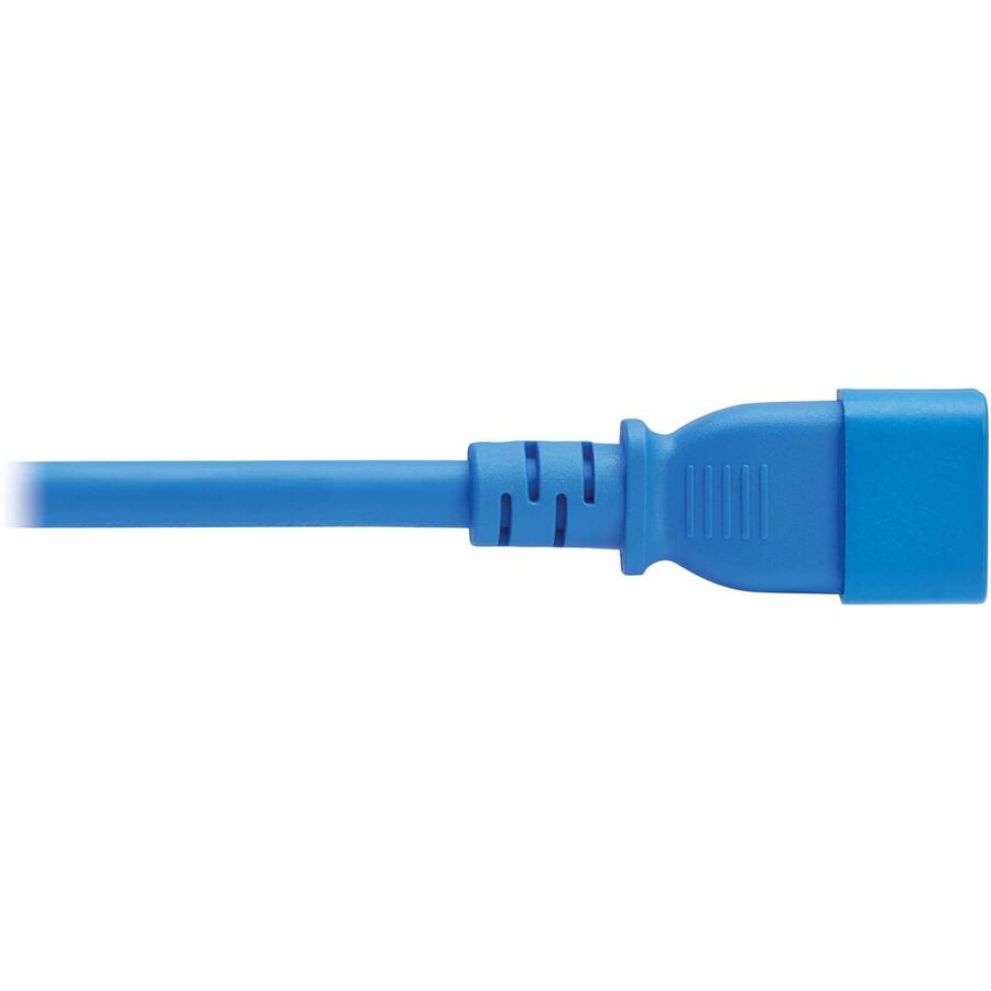 Eaton Tripp Lite Series Power Cord P037-005-ABL – Heavy-Duty 15A C14 to C21 Power Cable, 5 ft., Blue