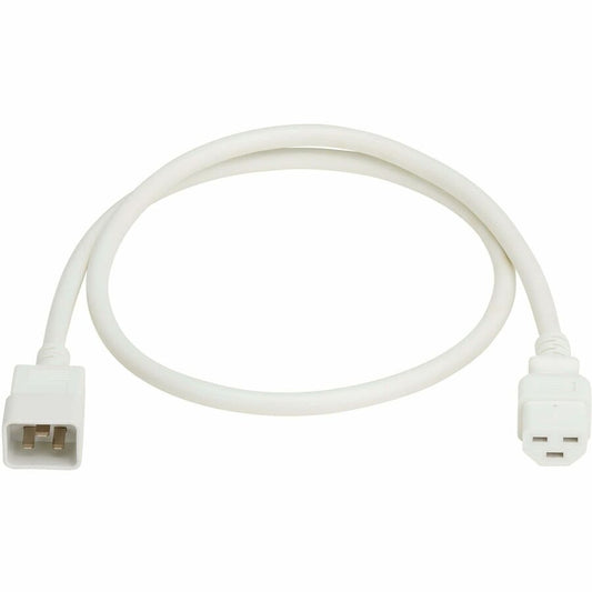 Eaton Tripp Lite Series Power Cord P035-004-AWH – Heavy-Duty C20 to C21 20A 250V White Power Cable