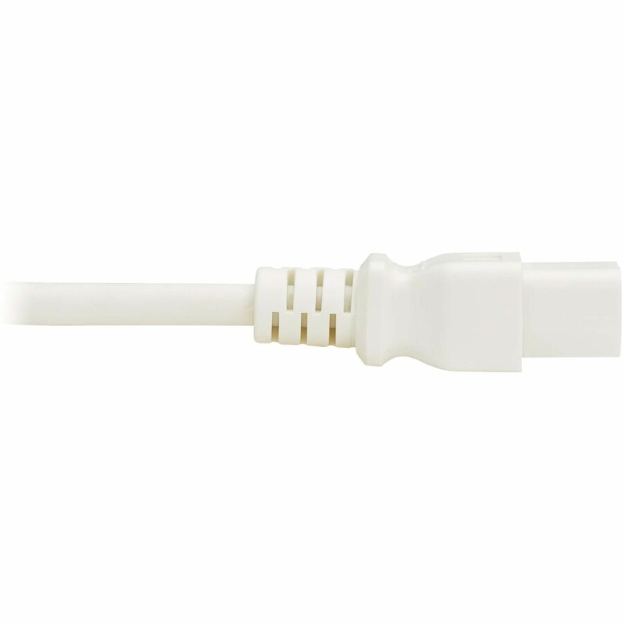 Eaton Corporation P037-2P5-AWH Power Cord, C14 to C21 - Heavy-Duty 15A, 250V, 14 AWG, 2.5 ft White for Network Equipment