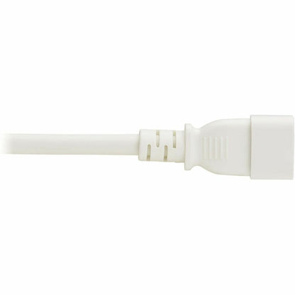 Eaton Corporation P037-2P5-AWH Power Cord, C14 to C21 - Heavy-Duty 15A, 250V, 14 AWG, 2.5 ft White for Network Equipment