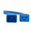 Eaton Tripp Lite Series 20A C20 to C21 Heavy-Duty Power Cord, 5 ft., Blue