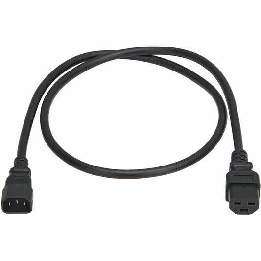 Eaton Tripp Lite Series Power Cord P037-003 — Heavy-Duty 15A C14 to C21 Power Cable for High-Power Network Devices