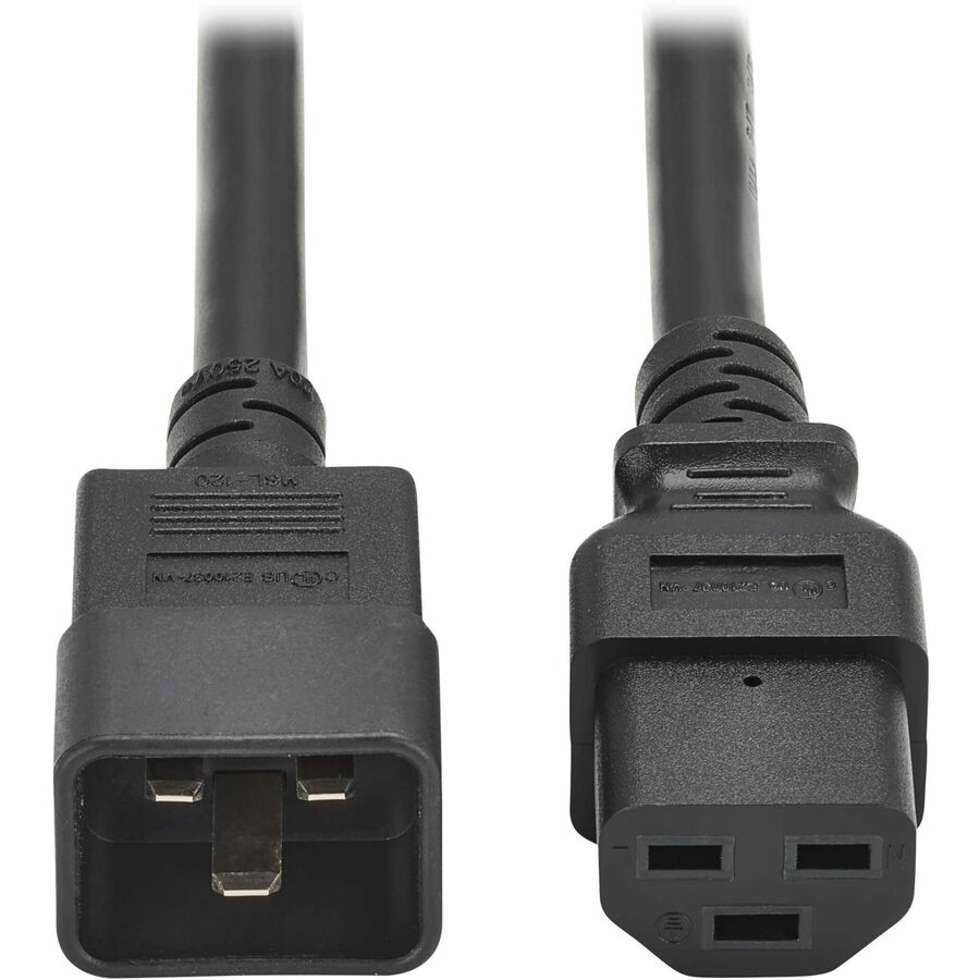 Eaton Tripp Lite Series Power Cord P035-005 – Heavy-Duty 20A C20 to C21 Power Cable for High-Power Network Devices