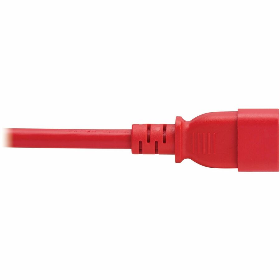 Eaton Tripp Lite Series Power Cord, C14 to C21 Heavy-Duty 15A 250V 4 ft Red