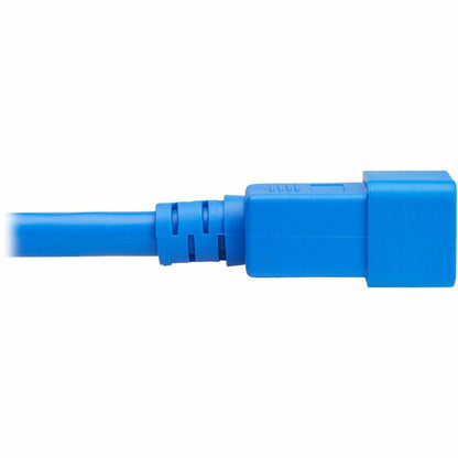 Eaton Tripp Lite Series Power Cord P035-004-ABL – Heavy-Duty 20A C20 to C21 Network Device Power Cable, 4 ft. Blue
