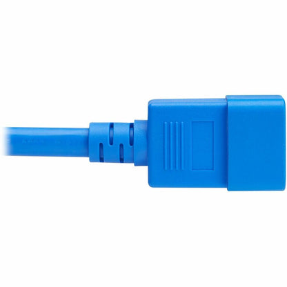 Eaton Tripp Lite Series Power Cord P035-004-ABL – Heavy-Duty 20A C20 to C21 Network Device Power Cable, 4 ft. Blue