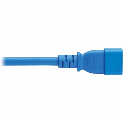 Eaton Tripp Lite Series Power Cord P037-002-ABL, C14 to C21 - Heavy-Duty 15A 250V 14 AWG, 2 ft. Blue