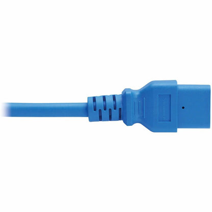 Eaton Tripp Lite Series Heavy-Duty Power Cord C14 to C21, 15A, 250V, 14 AWG, 2.5 ft, Blue