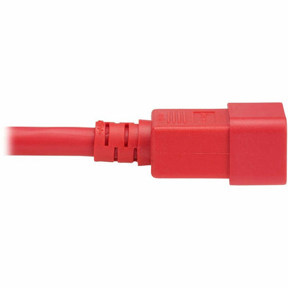 Eaton Tripp Lite Series Power Cord P035-005-ARD — Heavy-Duty 20A C20 to C21 Power Cable, 5 ft, Red for Data Centers and High-Power Network Devices